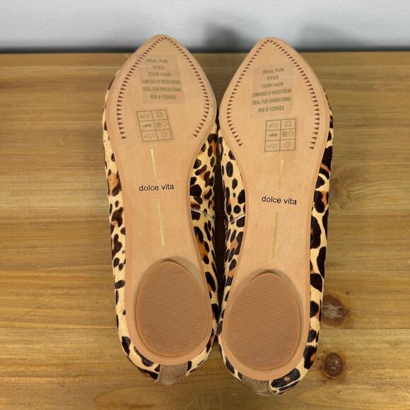 Dolce Vita Gail Loafers in Dark Leopard Women's Size 6.5 - Picture 8 of 9